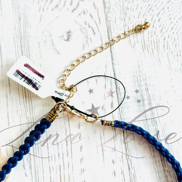 FREE PEOPLE Sweet Carolina Choker In Blue Lapis NWT - Picture 6 of 6